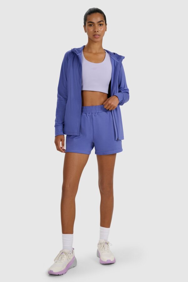 f289583dac8956227f06262a60bc1990843cf63b 4F Bluza treningowa regular szybkoschnąca damska - granatowa