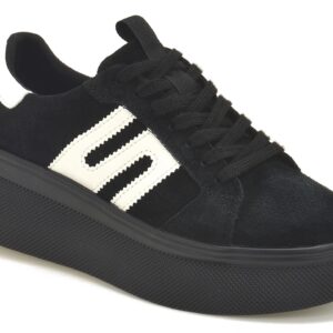 Czarne skórzane półbuty damskie Filippo DP7175