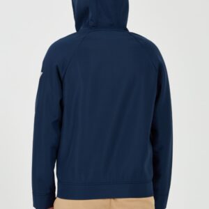 GUESS Granatowa męska bluza rozpinana z kapturem