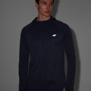 4F Bluza do biegania w terenie szybkoschnąca męska - szara