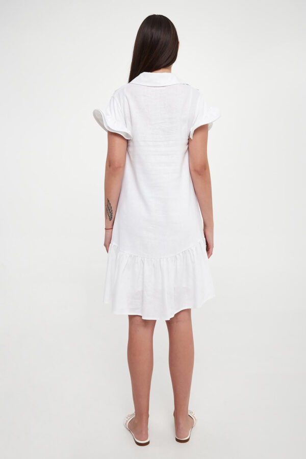 Sukienka lniana mini ERMANNO FIRENZE