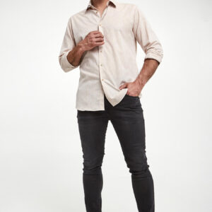 Koszula męska lniana KARL LAGERFELD