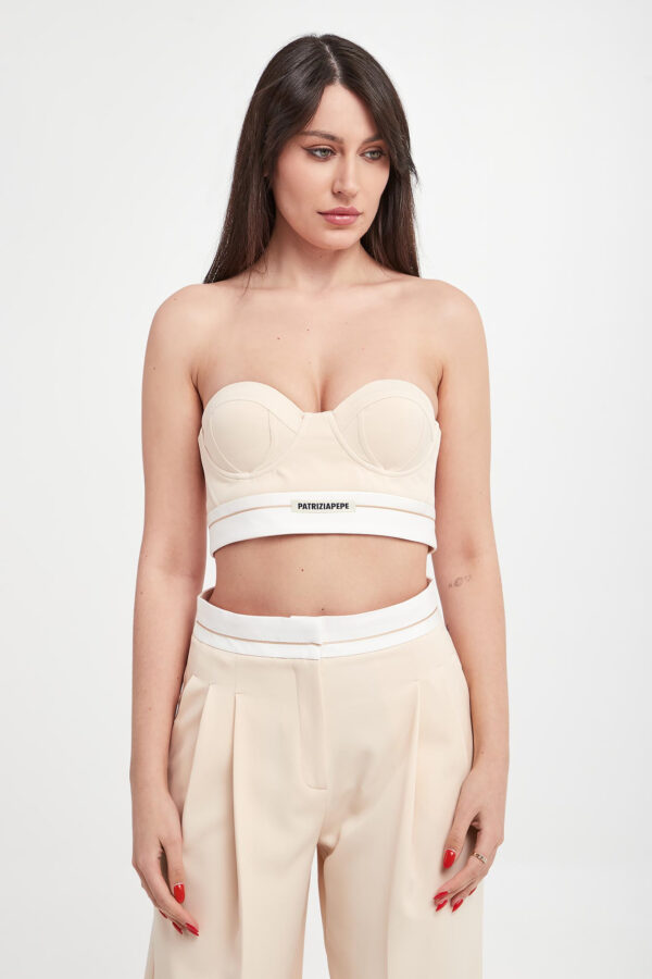Top damski gorsetowy PATRIZIA PEPE