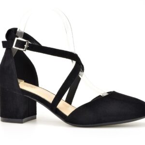 Sandały Sergio Leone SK824 czarny zamsz