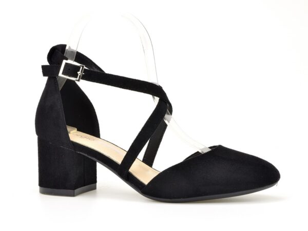 Sandały Sergio Leone SK824 czarny zamsz