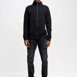 Bluza męska rozpinana czarna Madorol 906