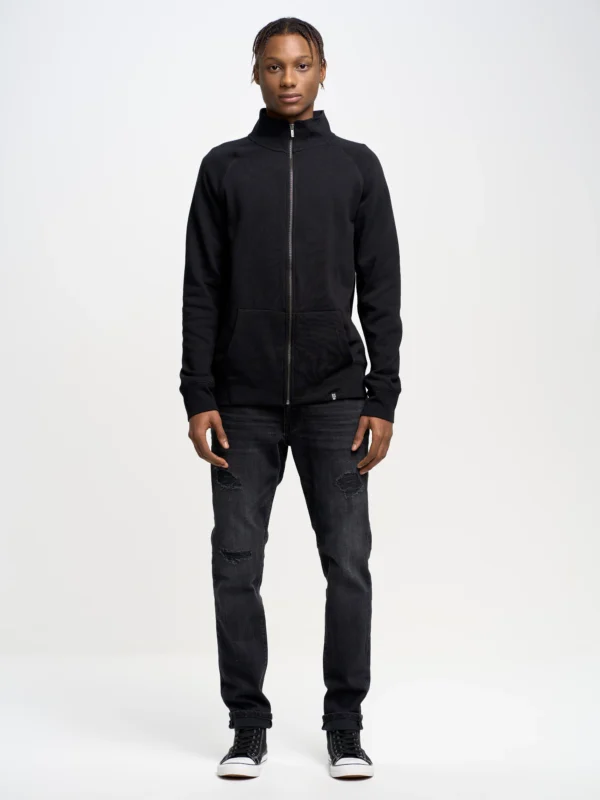 Bluza męska rozpinana czarna Madorol 906