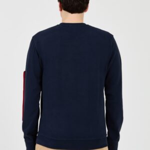 AERONAUTICA MILITARE Granatowa męska bluza