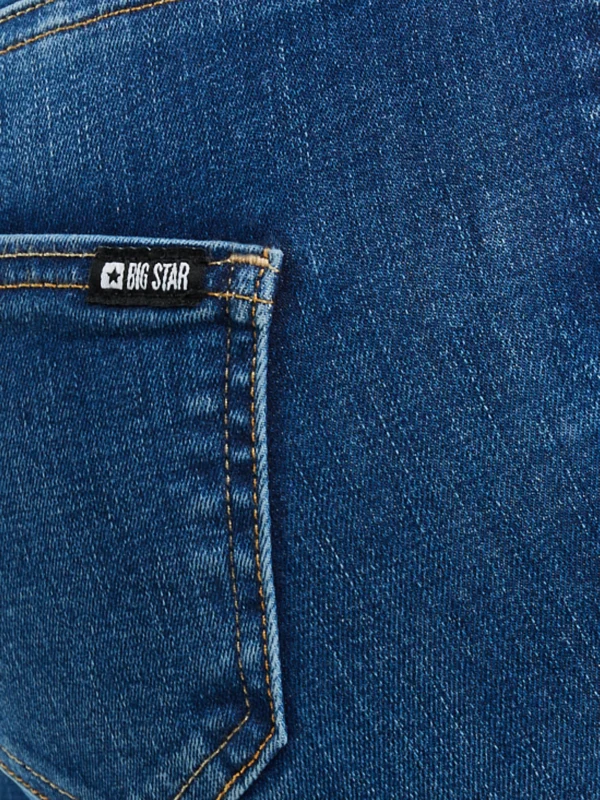 fe0117f408ae1188a006da8aa83ae96c6ce80434 Jeansy damskie super skinny niebieskie Destiny 358