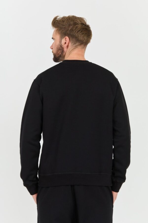 DSQUARED2 Czarna męska bluza Icon Splash Cool Fit Crewneck