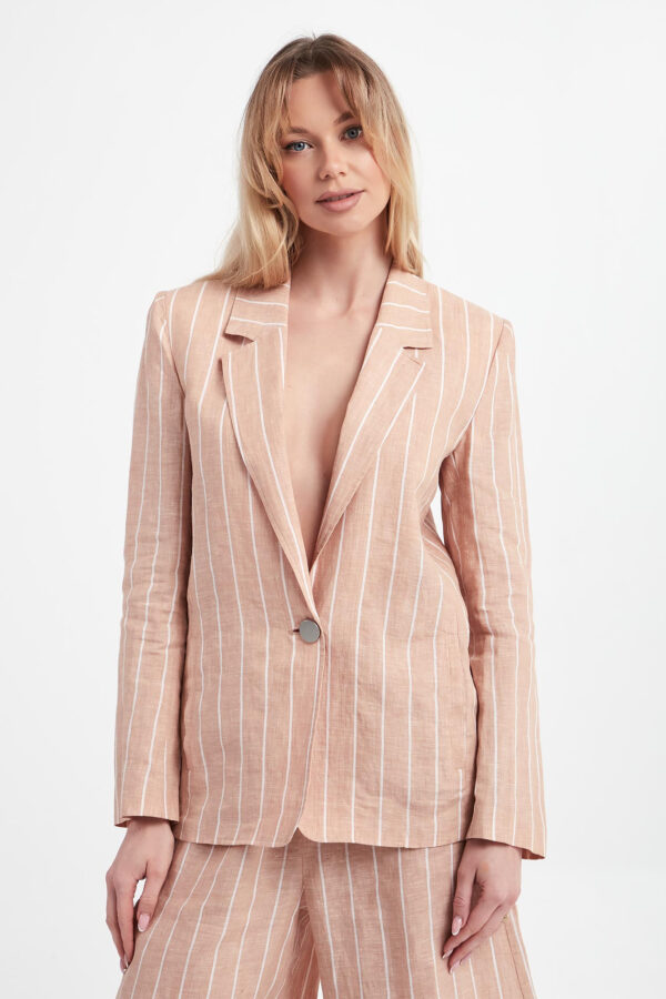 Marynarka damska lniana ARMANI EXCHANGE