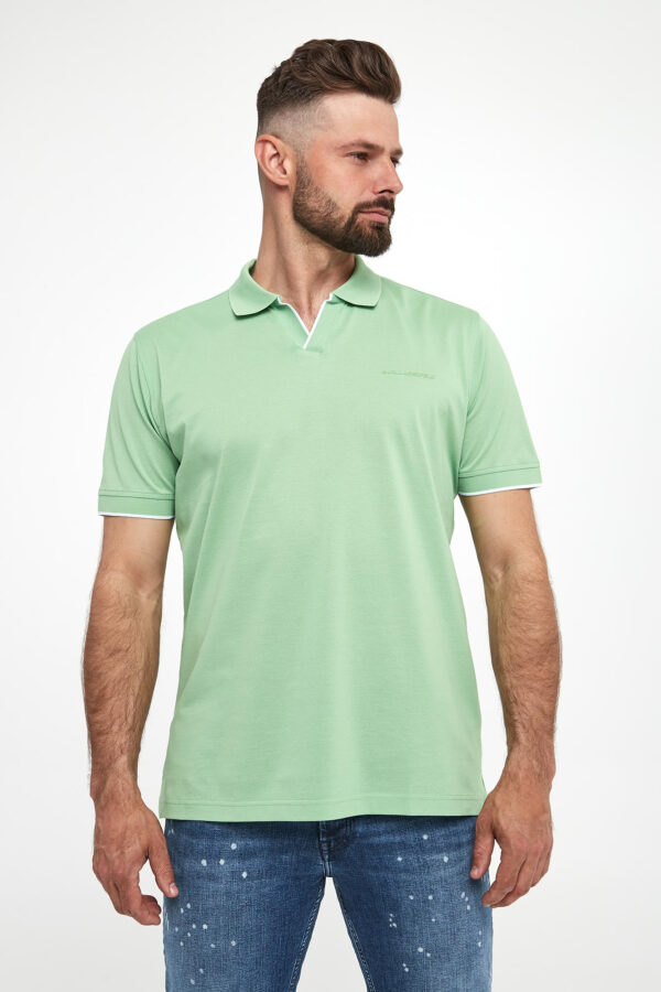 Polo męskie z logo KARL LAGERFELD