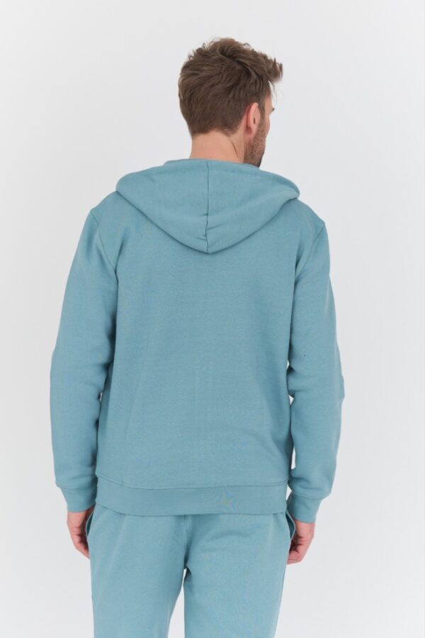 GUESS Turkusowa męska bluza Aldwin