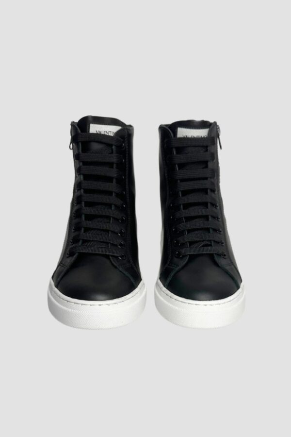 VALENTINO Czarne sneakersy HIGH-TOP
