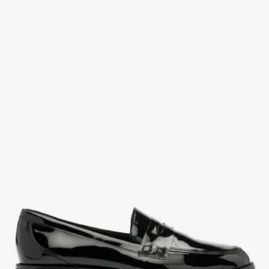 Lakierowane mokasyny damskie