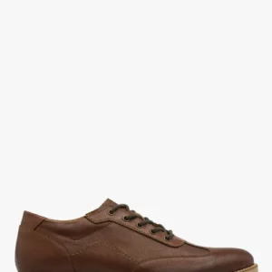 Brązowy półbut męski na lekkiej podeszwie