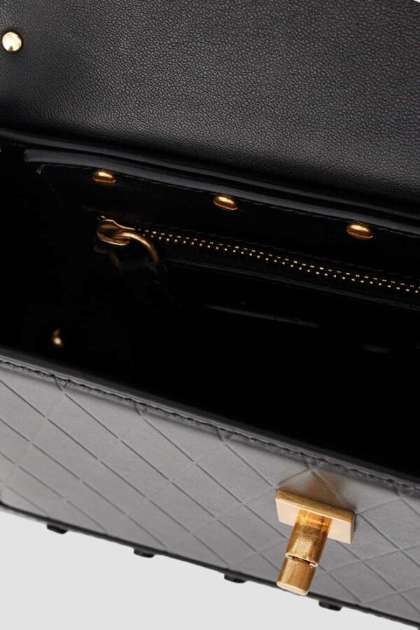 BALMAIN Czarna torebka B-buzz Dynasty-cuir