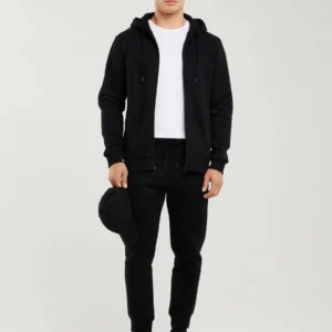 Spodnie męskie dresowe czarne Kersyn 906/ Ajron 906