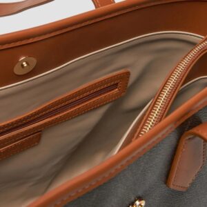 VALENTINO Brązowa damska shopperka Lady Re