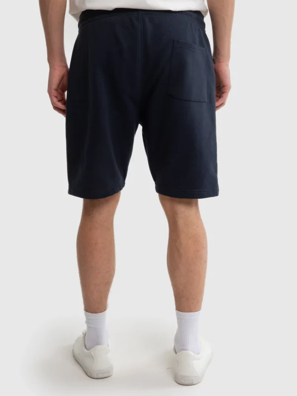 05561b2d73ac0a6ab69e19c6890ab8e700b5aad7 Szorty męskie dresowe wiązane w pasie granatowe Kersyner 403