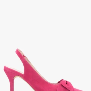 Czółenka typu slingback w kolorze fuksji