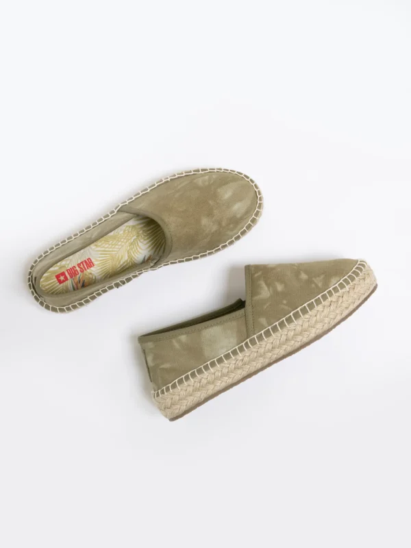 Espadryle damskie khaki LL274853 303