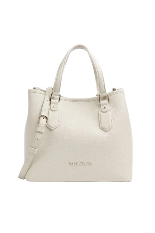 VALENTINO Torebka w kolorze ecru Brixton Shopping