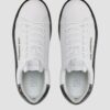 KARL LAGERFELD Białe męskie sneakersy KAPRI KUSHION Lo Lace Lthr