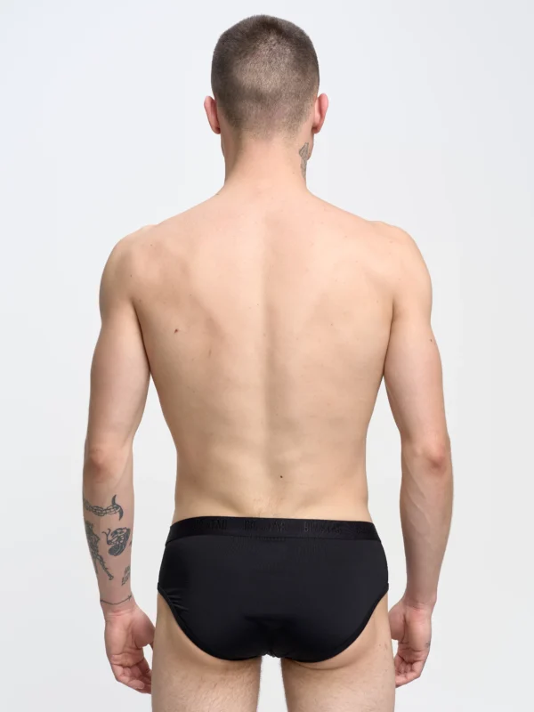 Slipy męskie z mikrofibry stay dry czarne Gimili 906