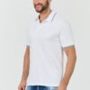 GUESS Białe polo męskie Lyle