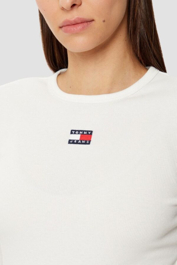 TOMMY JEANS Beżowy damski longsleeve