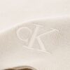 CALVIN KLEIN Beżowy damski szalik z haftowanym logo