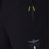 AERONAUTICA MILITARE Czarne męskie dresowe spodnie Sporty