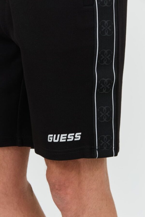GUESS Czarne męskie spodenki Mickey Short