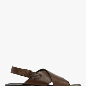 Brązowe sandały męskie