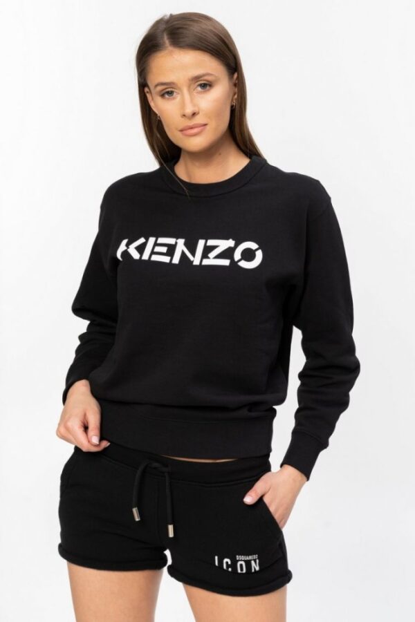 DSQUARED2 Czarne szorty damskie Icon