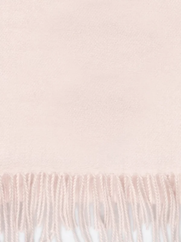 Szal damski z frędzlami różowy Herynias 600