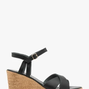 Czarne sandały damskie