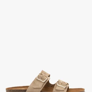 0f9cd079058e98bd1e2d2837a8fe4189b95a0e9b Piaskowe klapki damskie płaskie