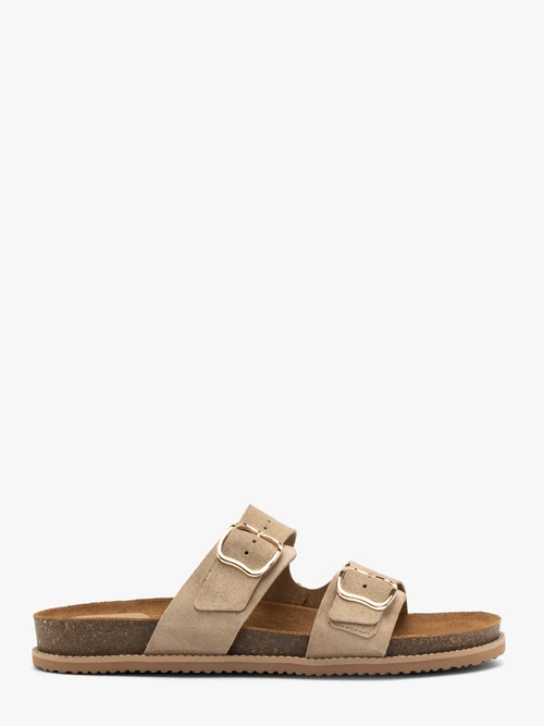 0f9cd079058e98bd1e2d2837a8fe4189b95a0e9b Piaskowe klapki damskie płaskie