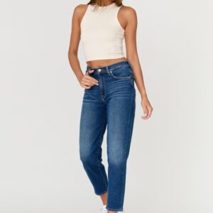 7 FOR ALL MANKIND Granatowe jeansy damskie MALIA LUXE VINTAGE BLUEPRINT