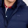 LA MARTINA Granatowa pikowana męska kurtka Outerwear Basic Nylon