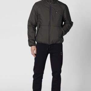 AERONAUTICA MILITARE Czarne męskie dresowe spodnie Sporty