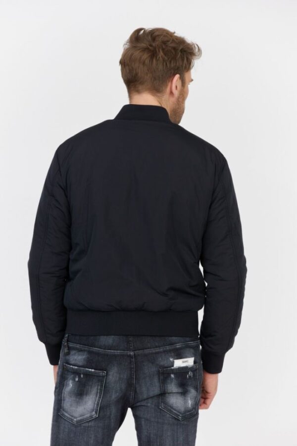 EMPORIO ARMANI Dwustronna kurtka męska w logo, Rozmiar 54