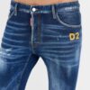DSQUARED2 Granatowe męskie jeansy cool guy, Rozmiar 52