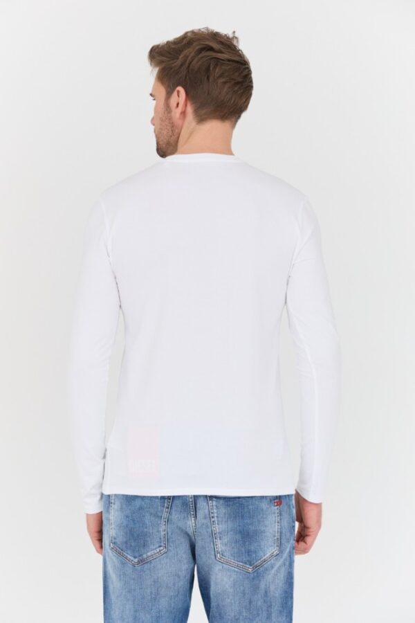 GUESS Biały męski longsleeve Core Tee