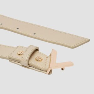 VALENTINO Beżowy pasek damski Divina
