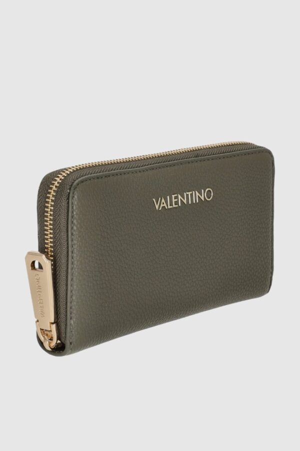 VALENTINO Zielony portfel Ring Re