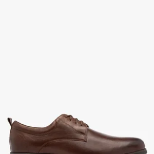 Brązowe klasyczne półbuty męskie