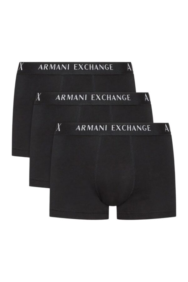 ARMANI EXCHANGE Czarne bokserki 3PACK
